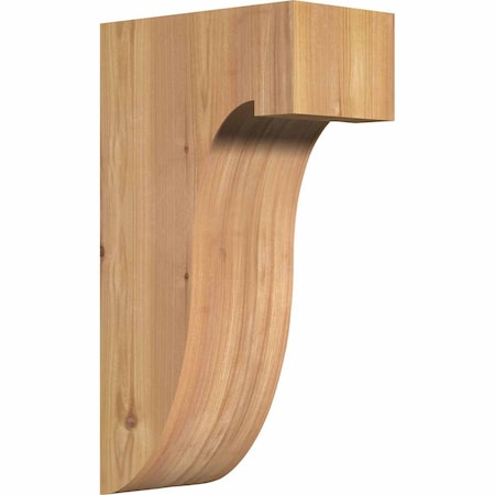Ekena Millwork Del Monte Smooth Corbel, Western Red Cedar, 5 1/2"W x 10"D x 18"H COR06X10X18DEL00SWR